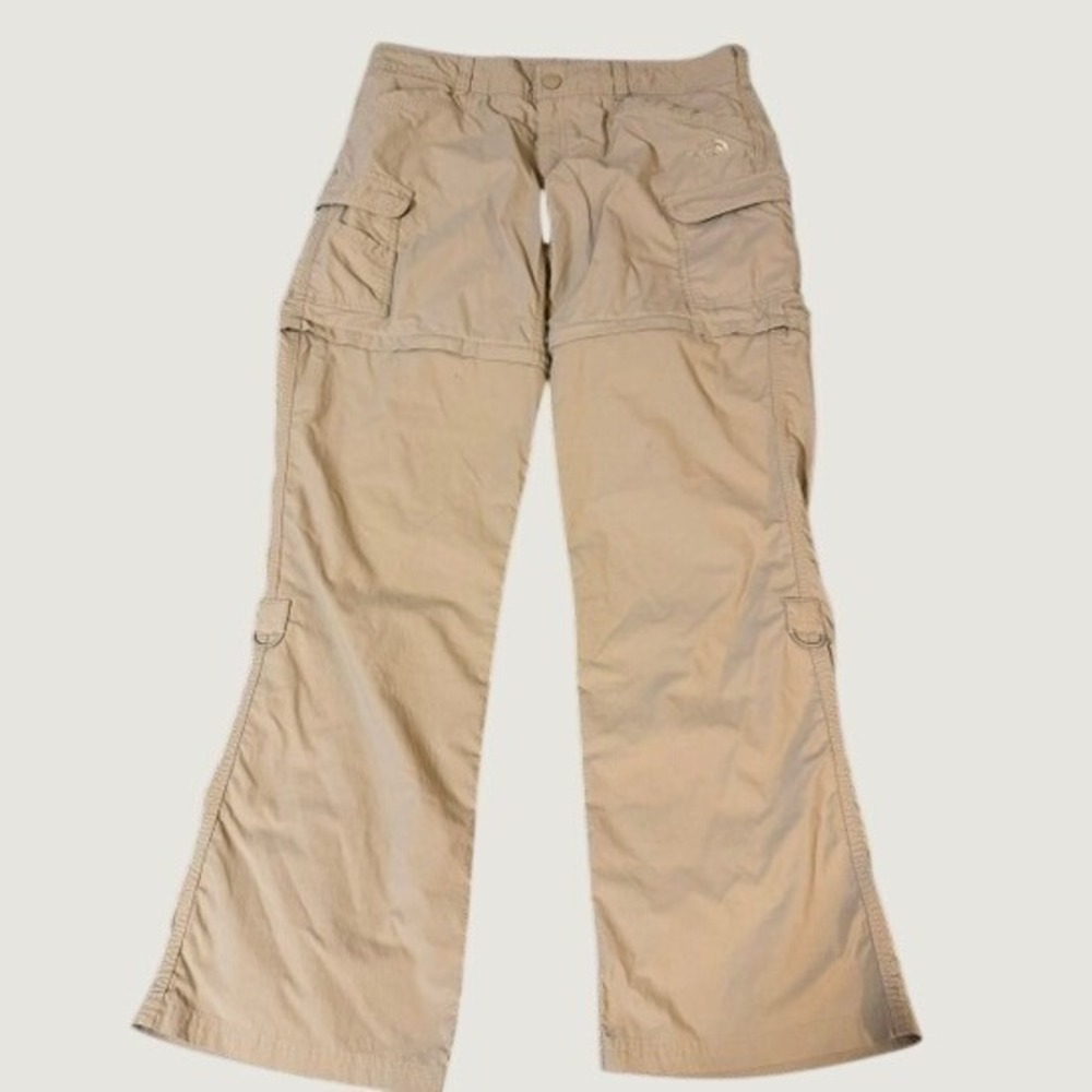 The North Face Convertible Pants Men 32 Tan Cargo Hiking Zip Off Lightweight